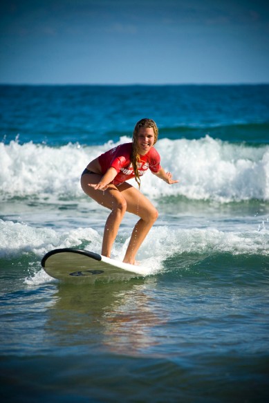 Danni Face of surfing